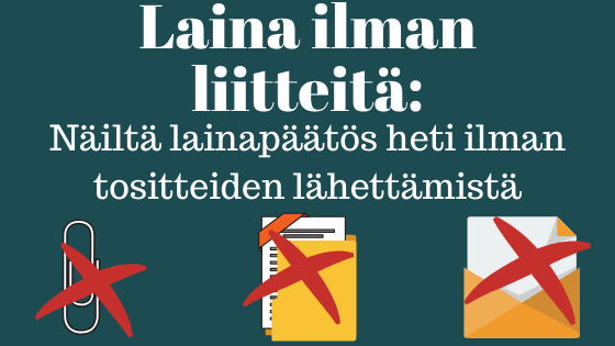 laina netistä heti and beyond